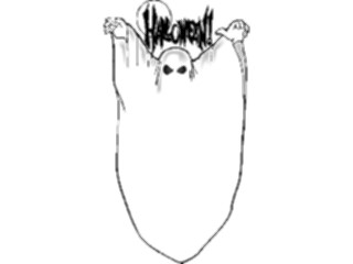 Sticker Custom Preview Image #073400 Holidays Halloween Ghost Frame2