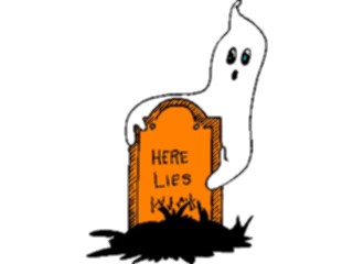 Sticker Custom Preview Image #073406 Holidays Halloween Ghost Grave5