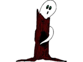 Sticker Custom Preview Image #073412 Holidays Halloween Ghostin Tree1