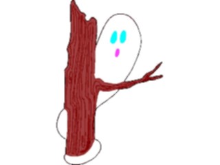 Sticker Custom Preview Image #073414 Holidays Halloween Ghostin Tree3