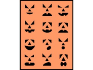 Sticker Custom Preview Image #073854 Holidays Halloween Pumpkin Background01