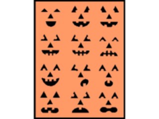 Sticker Custom Preview Image #073862 Holidays Halloween Pumpkin Background09
