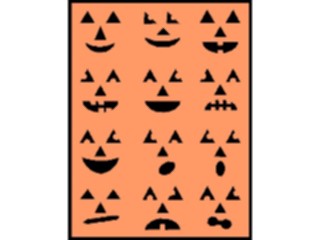 Sticker Custom Preview Image #073863 Holidays Halloween Pumpkin Background10