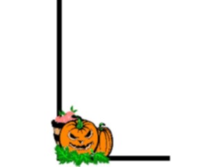 Sticker Custom Preview Image #073869 Holidays Halloween Pumpkin Border1