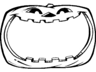 Sticker Custom Preview Image #073887 Holidays Halloween Pumpkin Frame1