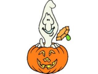 Sticker Custom Preview Image #073889 Holidays Halloween Pumpkin Ghost1