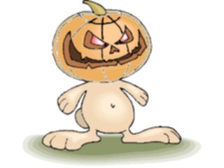 Sticker Custom Preview Image #073894 Holidays Halloween Pumpkin Head2