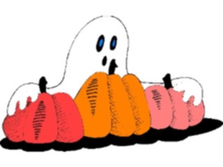 Sticker Custom Preview Image #073927 Holidays Halloween Pumpkins Ghost