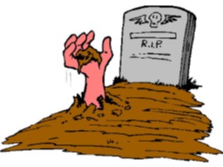 Sticker Custom Preview Image #073932 Holidays Halloween Risingfrom Grave1