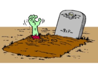 Sticker Custom Preview Image #073933 Holidays Halloween Risingfrom Grave2