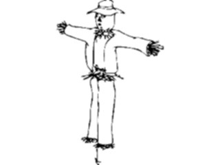 Sticker Custom Preview Image #073934 Holidays Halloween Scarecrow1