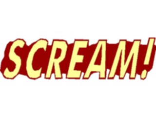 Sticker Custom Preview Image #073946 Holidays Halloween Scream Title