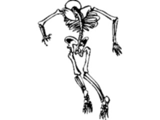 Sticker Custom Preview Image #073951 Holidays Halloween Skeleton01