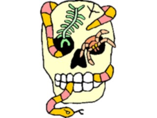 Sticker Custom Preview Image #074042 Holidays Halloween Skull55