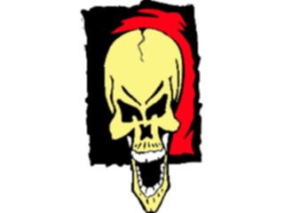 Sticker Custom Preview Image #074069 Holidays Halloween Skull Dark Eyes