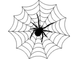 Sticker Custom Preview Image #074080 Holidays Halloween Spider Web1