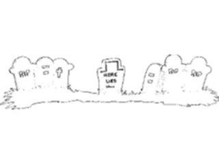 Sticker Custom Preview Image #074111 Holidays Halloween Tombstones