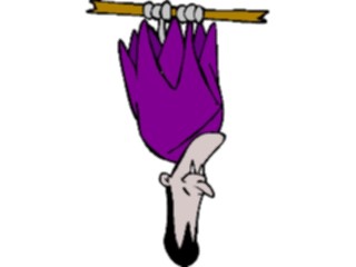 Sticker Custom Preview Image #074163 Holidays Halloween Vampire Bat2