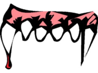 Sticker Custom Preview Image #074166 Holidays Halloween Vampire Fangs1