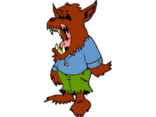 Sticker Custom Preview Image #074175 Holidays Halloween Werewolf3