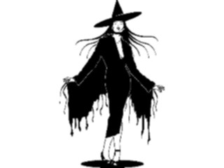 Sticker Custom Preview Image #074180 Holidays Halloween Witch1