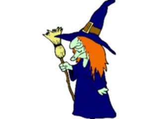 Sticker Custom Preview Image #074186 Holidays Halloween Witch7