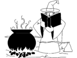 Sticker Custom Preview Image #074188 Holidays Halloween Witch Brewing1