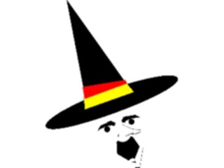 Sticker Custom Preview Image #074205 Holidays Halloween Witch Face01