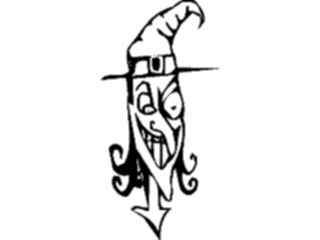 Sticker Custom Preview Image #074208 Holidays Halloween Witch Face04