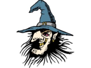 Sticker Custom Preview Image #074210 Holidays Halloween Witch Face06