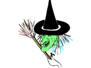 Sticker Custom Preview Image #074212 Holidays Halloween Witch Face08