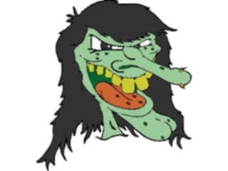 Sticker Custom Preview Image #074213 Holidays Halloween Witch Face09