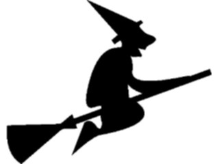 Sticker Custom Preview Image #074219 Holidays Halloween Witch Flying05