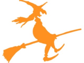 Sticker Custom Preview Image #074222 Holidays Halloween Witch Flying08