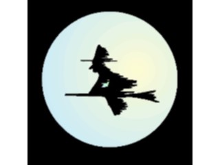 Sticker Custom Preview Image #074229 Holidays Halloween Witch Flying15