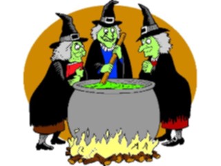 Sticker Custom Preview Image #074277 Holidays Halloween Witches Brewing1