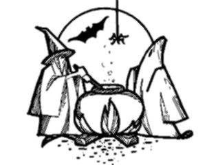 Sticker Custom Preview Image #074278 Holidays Halloween Witches Brewing2