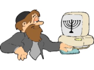 Sticker Custom Preview Image #074347 Holidays Hanukkah Hanukkah Computer