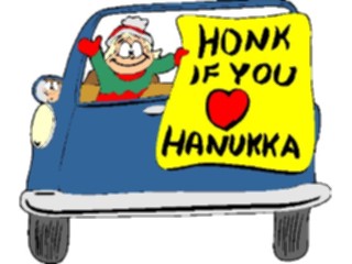 Sticker Custom Preview Image #074363 Holidays Hanukkah Honkif You Love Hanukkah