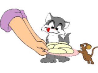 Sticker Custom Preview Image #074364 Holidays Hanukkah Latkahsfor Cat Mouse