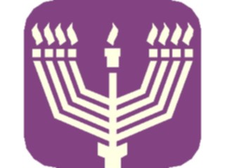 Sticker Custom Preview Image #074368 Holidays Hanukkah Menorah1
