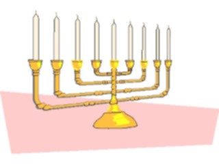 Sticker Custom Preview Image #074371 Holidays Hanukkah Menorah4