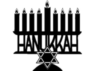 Sticker Custom Preview Image #074372 Holidays Hanukkah Menorah5