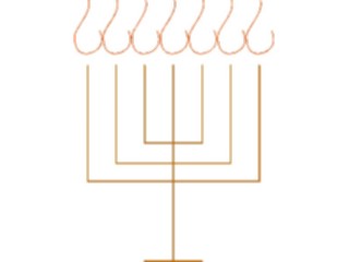 Sticker Custom Preview Image #074374 Holidays Hanukkah Menorah7