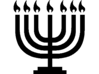 Sticker Custom Preview Image #074375 Holidays Hanukkah Menorah8