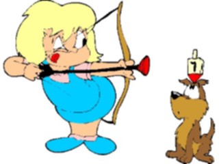 Sticker Custom Preview Image #074394 Holidays Hanukkah Playingwith Dreidel4