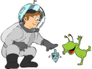 Sticker Custom Preview Image #074399 Holidays Hanukkah Playingwith Dreidel9