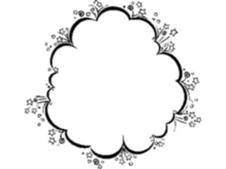 Sticker Custom Preview Image #074424 Holidays Independence Day Blast Cloud Frame