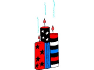 Sticker Custom Preview Image #074428 Holidays Independence Day Candles2