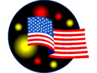 Sticker Custom Preview Image #074528 Holidays Independence Day Flag Fireworks1